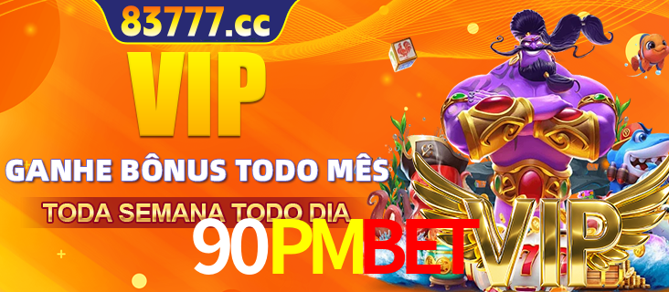 Banner promocional do 90PMBET oferecendo 100% de recompensas adicionais contínuas para quem fizer o login diário (Daily sign-in), com um mascote de coelho.